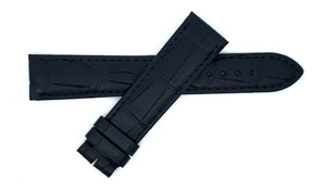 Montblanc Men's 19mm x 17mm Black Alligator Leather Watch Band