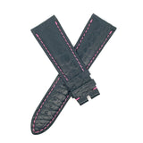 Chopard 22mm x 18mm Black Alligator Leather Watch Band Strap 105/70