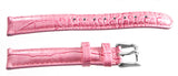 Invicta Womens 16mm Light Pink  Leather Watch Band Strap Silver Pin Buckle