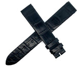 Genuine Longines 15mm x 14mm Black  Leather Watch Band L682119391