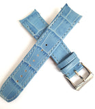 Raymond Weil 20mm Light Blue Womens Leather Watch Band Strap 5590