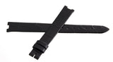 Genuine Longines 11mm x 10mm Black Alligator Leather Watch Band L682135252