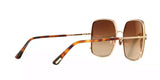 Tom Ford Raphaela Shiny Dark Brown/Gradient Brown FT1006 48F 60-18-135