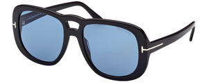 Tom Ford  Billie Blue Pilot Women's Sunglasses FT1012 01V 56-19-140