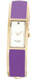 Kate Spade New York Women's Carousel Bangle Purple & Gold Watch 1YRU0114