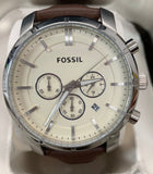 Fossil BQ1280 Off-White Dial Stainless Steel Chronograph Men's Watch