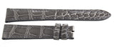 Zenith 17mm x 14mm Grey Alligator Leather Watch Band 1714-706 105-70