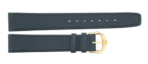 Raymond Weil 16mm Black Leather Watch Band Strap Gold  Buckle