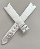 Chopard 16mm x 14mm Silver Alligator  Women's Watch Band Strap 105/70