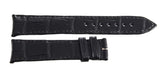 New! PIAGET 20mm x 18mm Black Alligator Leather Watch Band Strap FYF