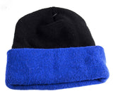 Micky Mouse Aqvila Black and Blue Acrylic Beanie Hat