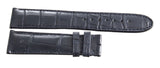 Montblanc Men's 21mm x 18mm Navy Blue Alligator Leather Watch Band Strap