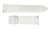 JACOB & CO MENS 20MM WHITE POLYURETHANE WATCH BAND STRAP