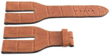 Roger Dubuis 33x18mm Alligator Brown Watch Band Strap
