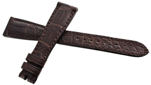 Genuine Roger Dubuis 17mm Brown Leather Watch Band Strap
