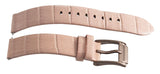 Michael Kors 16mm Pink Alligator Leather Steel Buckle Watch Band