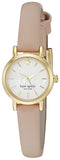 Kate Spade 1YRU0372 Tiny Metro MOP Dial Beige Leather Strap Women's Watch
