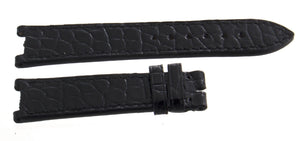 Genuine Chopard 18mm x 16mm Black Alligator Watch Band Strap 105