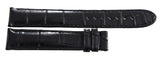 Montblanc Men's 19mm x 17mm Black Alligator Leather Watch Band FRH