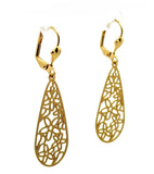 Gold tone Women's Tear Drop Earrings