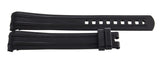 Omega Seamaster 21mm x 18mm Black Rubber Watch Band Strap IIJ CV012236