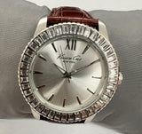 Kenneth Cole New York Women's KC2849 "Classic" Crystal-Accented Stainless Steel