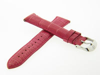BRAND NEW Genuine Michele 18mm Dark Pink Alligator Watch Band Strap