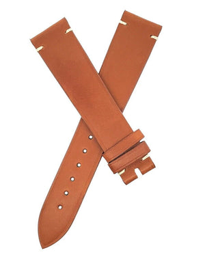 Chopard 19mm x 16mm Brown Genuine Leather Men's Watch Band Strap