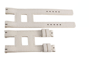 Roger Dubuis 11mm White Leather Band Strap