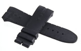 Jaquet Droz 22mm x 20mm Black Rubber Watch Band Strap