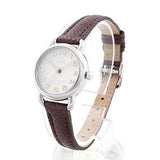 Coach 14502284 Delance White Dial Leather Strap Women's Watch