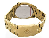 Vince Camuto Men's VC/1021BKGP "The Cadet" Gold-Tone Black Dial Watch