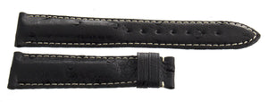 Zenith 19mm x 16mm Black Watch Band Strap