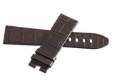 Montblanc Men's 22mm x 20mm Dark Brown Alligator Leather Watch Band Strap FTK