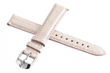 Michele Women's 16mm x 14mm Pink Genuine Alligator Watch Band Strap