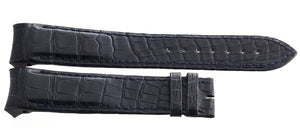 Genuine Arnold & Son 22mm x 20mm Dark Blue Alligator Leather Band