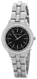 Anne Klein For Women Black Dial Stainless Steel Band Watch AK/2451BKSV