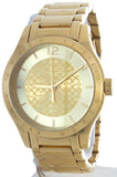 Coach Women's MADDY GOLD PLATED BRACELET WATCH W6006