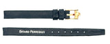 Girard Perregaux 8mm x 8mm  Black Leather Watch Band Strap