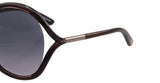 Tom Ford RHI Sunglasses Plum Gradient Smoke Lens FT0252 05B 59-16 125