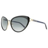 Tom Ford DARIA  Sunglasses Black&Blue Violet Frame Smoke FT321 32B 59-18 130