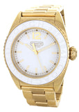 Coach Women's Andee White Face Gold Bracelet Watch
