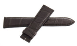 Zenith 19mm x 16mm Brown Alligator Men's Watch Band Strap 19-504 XS