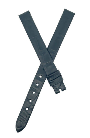 Corum Swiss 9mm x 9mm Black Alligator Leather Watch Band 91-10