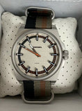 Diesel SC2 Men's Cream Dial Fabric Band Watch - DZ1633