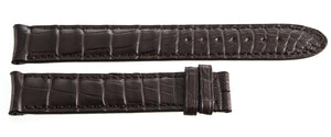Montblanc Men's 18mm x 17mm Brown Alligator Leather Watch Band Strap FVB