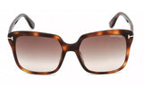 TOM FORD TF0788-53F-56 Sunglasses Blonde Havana Frame Gradient Brown