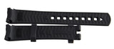 Omega Seamaster 20mm x 18mm Black Rubber Watch Band Strap CV2010126