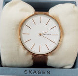 Skagen SKW2688 Karolina Rose Gold Tone Stainless Steel Mesh Women's Watch