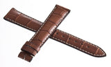 Zenith 17mm x 14mm Brown Alligator Leather Watch Band